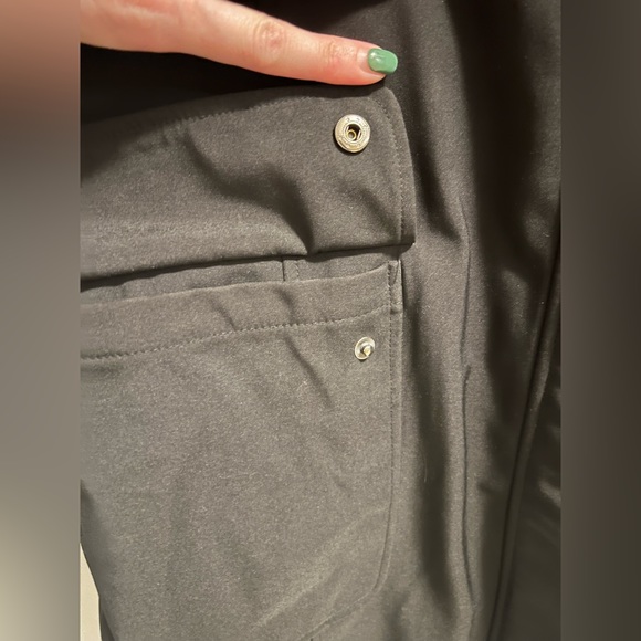 Joe Fresh black rain jacket. Size small - Picture 4 of 8